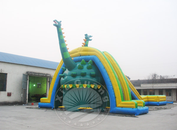 深圳恐龙充气水滑梯